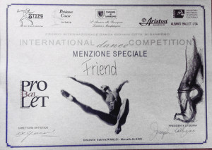Menzione Speciale - Friend
