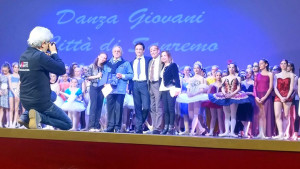on the stage